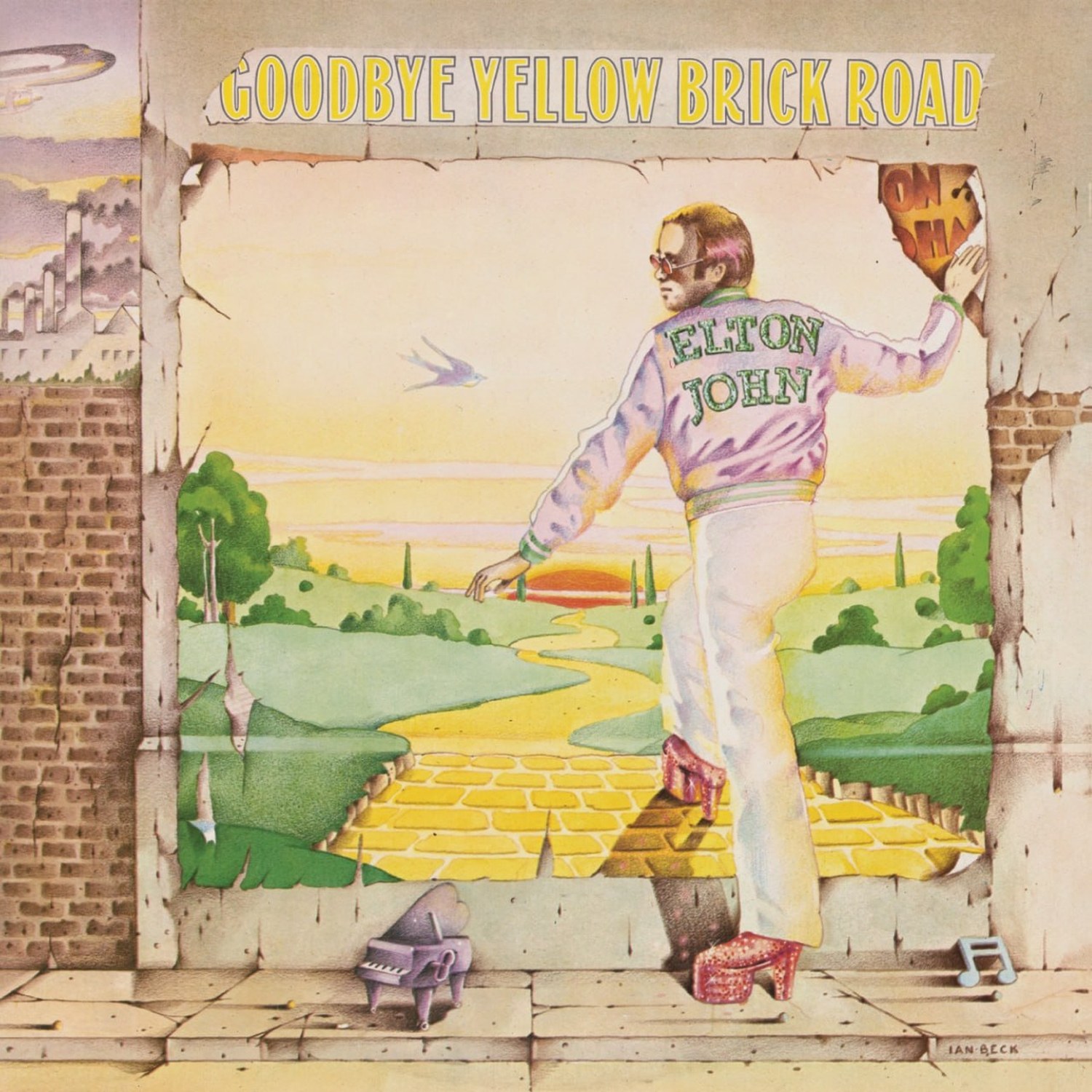 Elton John — Goodbye Yellow Brick Road, винил, 2014 — лицевая сторона конверта