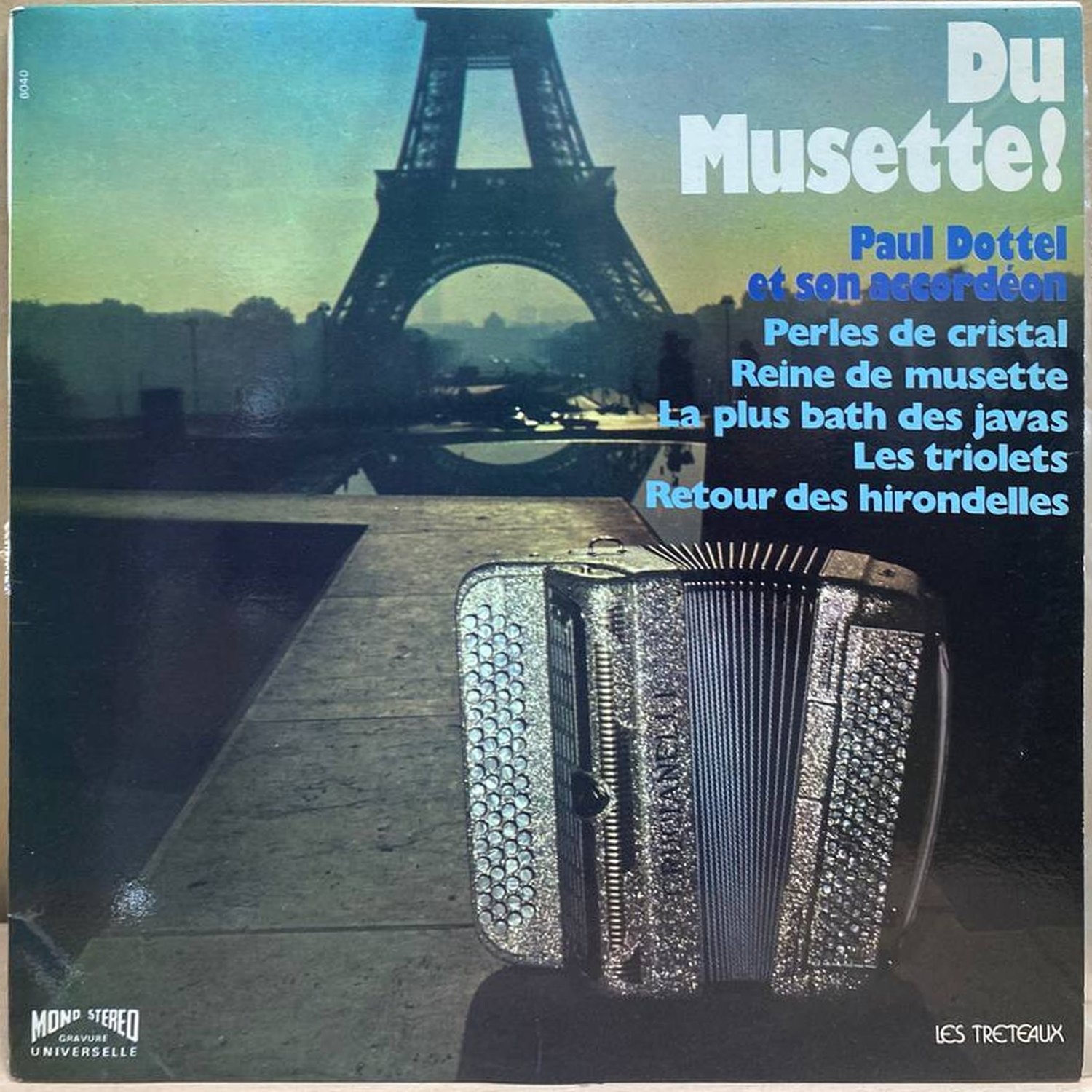 Paul Dottel et son accordéon — Du Musette!, винил — лицевая сторона конверта