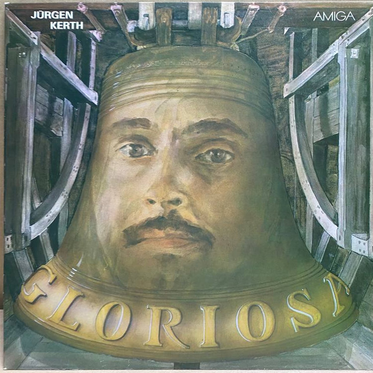 Jürgen Kerth — Gloriosa, винил, 1982 — лицевая сторона конверта