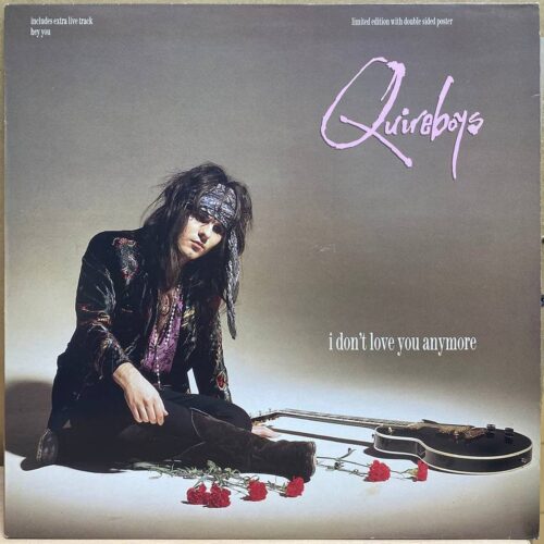 Quireboys — I Don't Love You Anymore, винил — лицевая сторона конверта