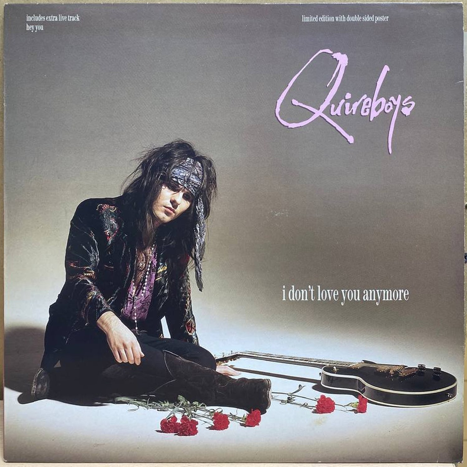 Quireboys — I Don't Love You Anymore, винил — лицевая сторона конверта