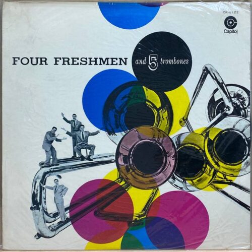Four Freshmen — Four Freshmen and 5 Trombones, винил — лицевая сторона конверта