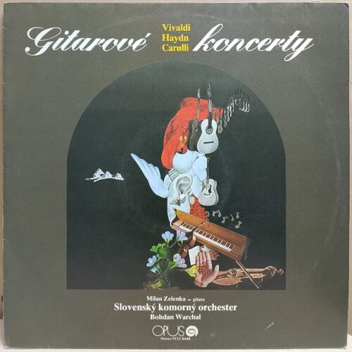 Milan Zelenka — Gitarové koncerty, винил — лицевая сторона конверта
