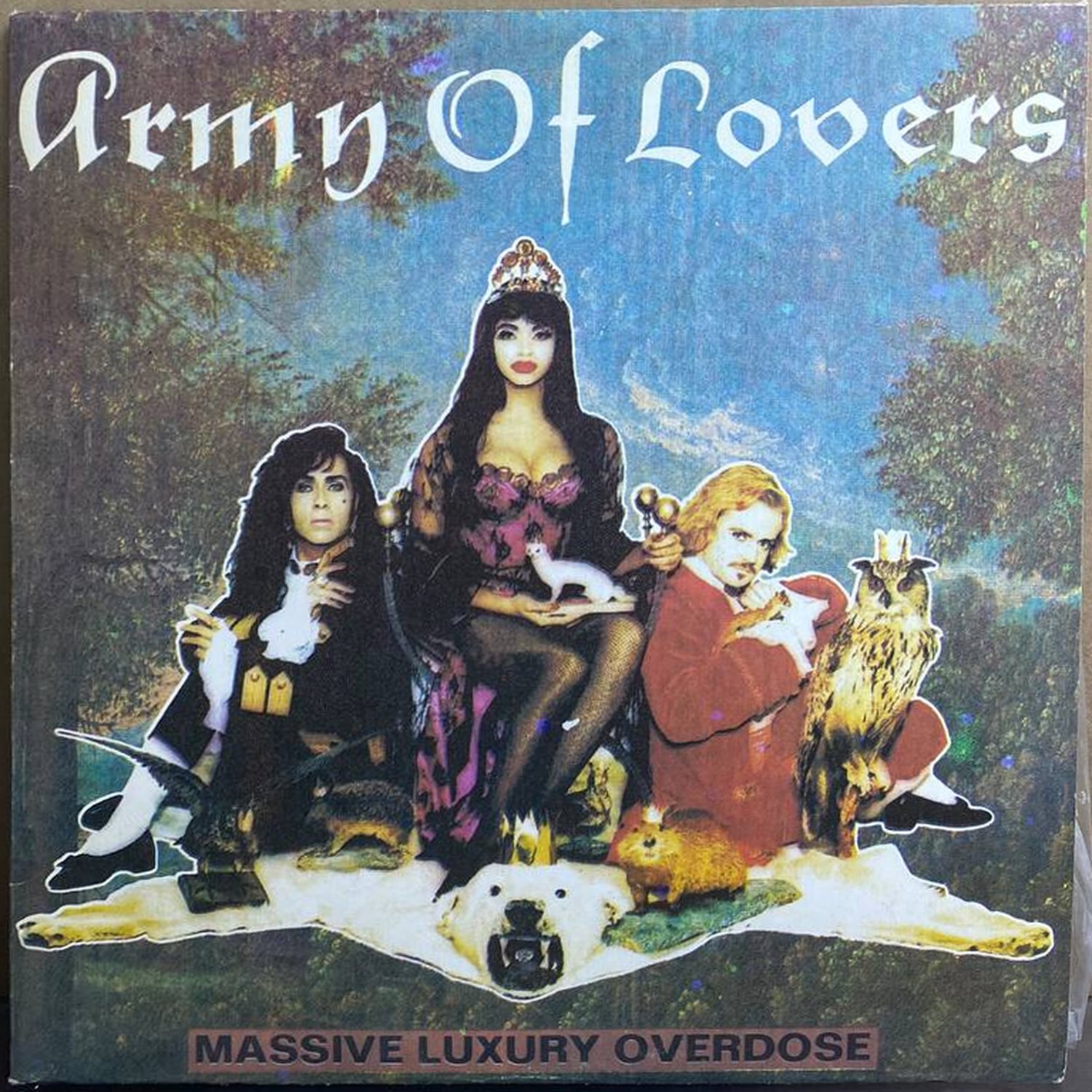 Army Of Lovers — «Massive Luxury Overdose» — виниловая пластинка LP — Россия, 1993 — лицевая сторона