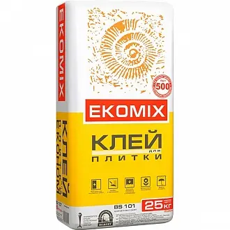 Клей EKOMIX BS-101 для плитки "Эконом" 25кг