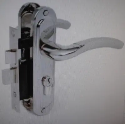 Замок AVERS врезной с ручкой 827/60-C-Ni