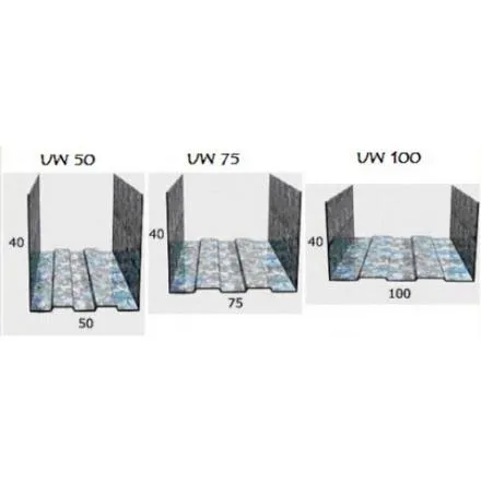 Профиль UW 50 соединительный 40х50 толщ.0,4мм/3м — 2