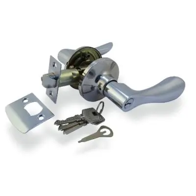 Ручка-кнобсет АПЕКС 891 01 CR (хром) с ключом