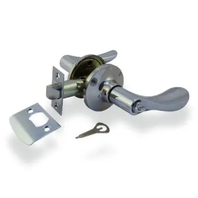 Ручка-кнобсет АПЕКС 891 03 CR (хром) без ключа