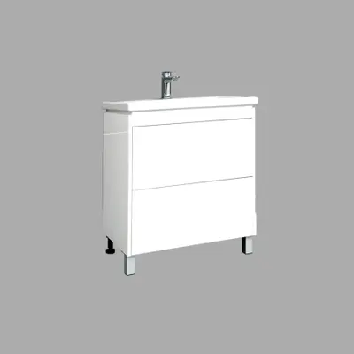 Тумба БРИЗ "Риччи Т- 8" + умывальник "Фостер" 80