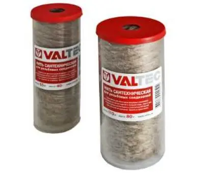 Нить сантехническая льняная Valtec для резьбовых соединений
