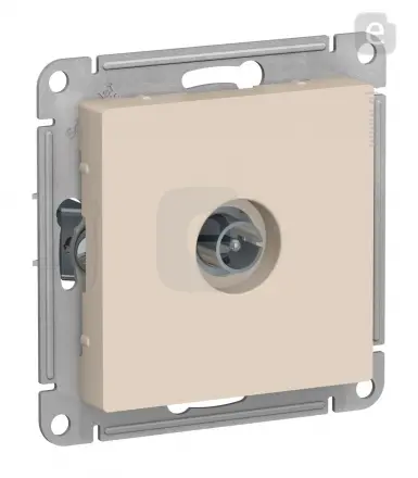 Механизм розетки TV 1-м. ATLAS Design беж. ATN000291
