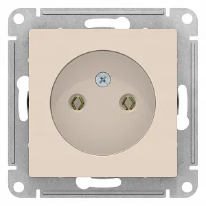 Механизм розетки 1-м. ATLAS Design беж. б/з ATN000241