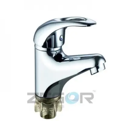 Смеситель ZEGOR NHK1-А048 умывальник литой гайка К40