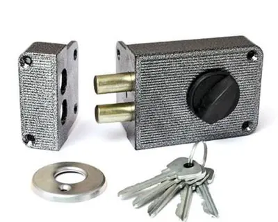 Замок накладной ЗЕНИТ ЗН 1-3-1 серебро