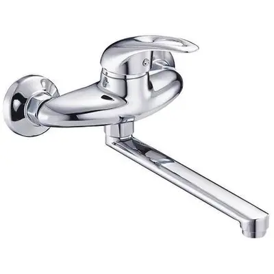 Смеситель ZEGOR NHK12-А048  кухня стена