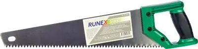 Ножовка Runex Green по сырой древесине 400мм, прямой зуб 3,5