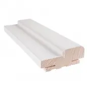 Коробка ПВХ 80х2050мм деревян. Премиум Белый мат. / Новый Стиль /