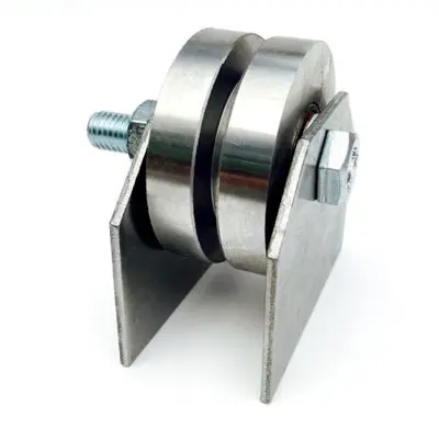 Ролик металлический d=65 под углом на платформе Р3616