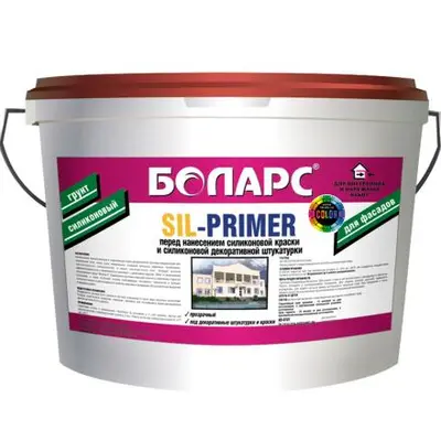 УЦЕНКА (просроченный) БОЛАРС Грунт силиконовый Sil-Primer 10кг