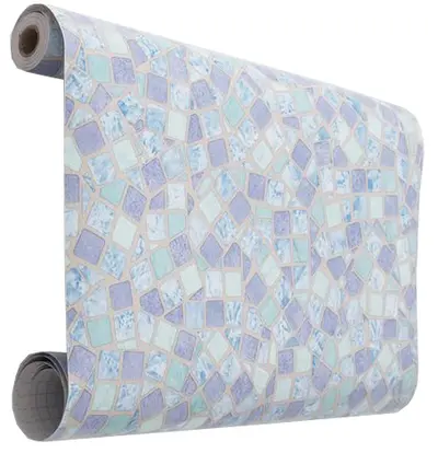 Пленка самоклеющаяся  8062 Голубая мозаика шир.67,5см