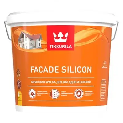 Краска TIKKURILA Fasad Silicon VVA фасадная  9,0л