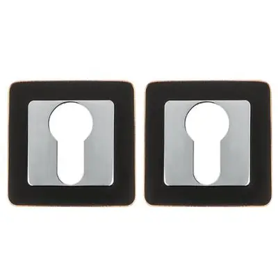 Накладка FUARO на цилиндр ET XM ABL/CP-18 темная медь/хром