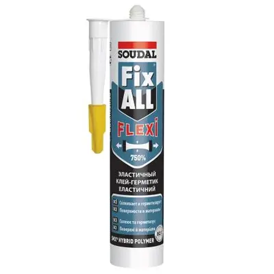 Клей-герметик Soudal Fix All прозрачный 290мл