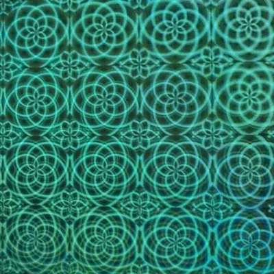 Пленка самоклеющаяся  LB-080С Голограмма зеленая шир.45см