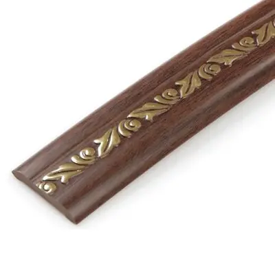 Накладка ПВХ 30х5х2400мм Д-03 орех темный золото