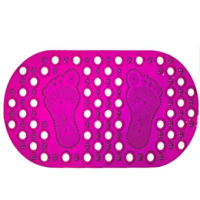 Коврик в ван Массаж 66х33 см VARMAX  розовый