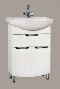 Тумба БРИЗ Т- 4" + умывальник "Стиль" 65