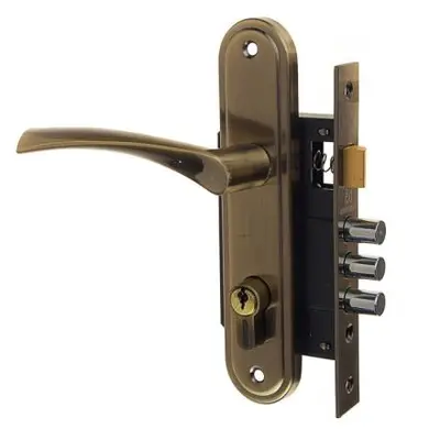 Замок АЛЛЮР врезной с ручкой 103/3 АВ