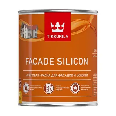 Краска TIKKURILA Fasad Silicon C фасадная  9,0л