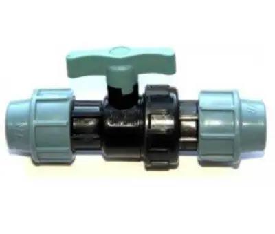 Кран 25 зажим ПНД