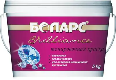 БОЛАРС Краска Vavilon-Brilliance Симфония S010 (основа) тонировочная  5,0кг