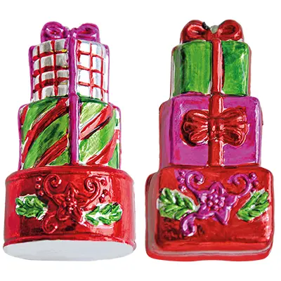 Подвеска 8см, пластик, "Подарки", 2 дизайна, CG2406-21