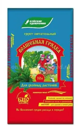 Грунт "Волшебная грядка" для хвойных растений 10л