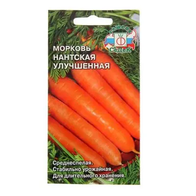 Семена морковь Евро "Нантская улучшенная" /2,0г/