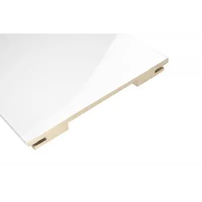 Доборная планка TANDOOR 100мм телескоп Белый глянец