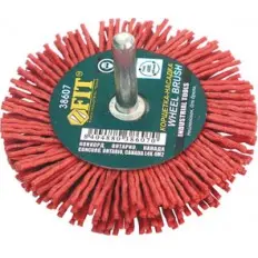 Щетка-крацовка колесо нейлон  75мм