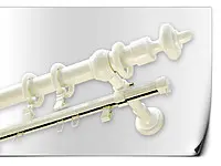 Карниз трубчатый Кардинал 3,0 м БЕЛЫЙ