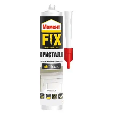 Клей Момент Монтаж Fix Кристалл 265г