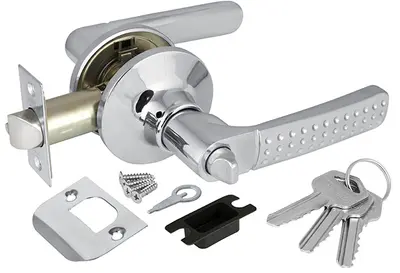 Ручка-защелка 6026 CP-Е (кл./фик.) Punto хром