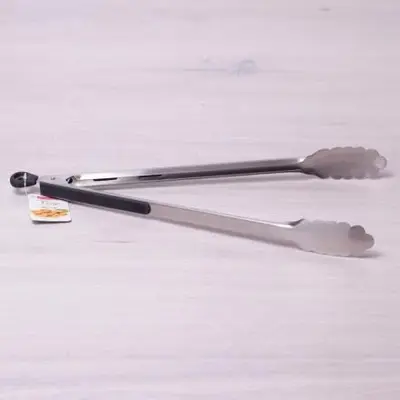 Щипцы Камиле 7519 35,5 см нерж.сталь с силикон.вставкой на ручках