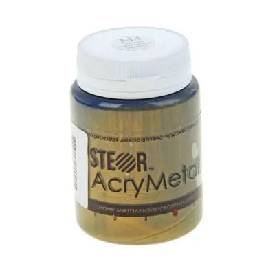 Краска ACRY Metallic Золото коричневое светлое  0,5кг