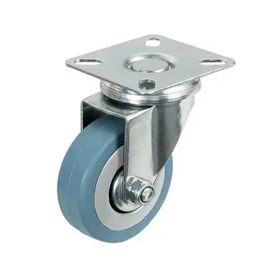 Опора колесная  50 SCg поворотная под болт 50кг серая