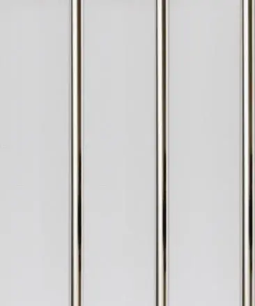 Панель ПВХ 0,24 х3,0м Декор серебристый облицовочный 3 секции 7,2мм