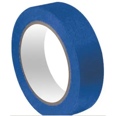 Лента малярная бумажная термостойкая до 100°С, УФ-стойкость до 14 дней, 24мм х 25м