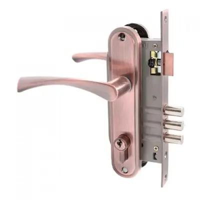 Замок АЛЛЮР врезной с ручкой 103/3 АC